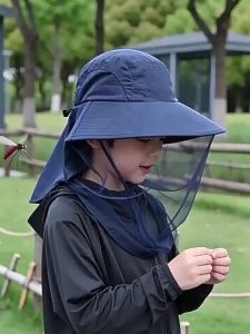 Mũ Bảo Vệ Mặt Chống Muỗi Chống Nắng Chống Bụi Có Mạng