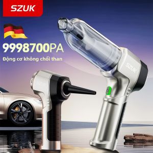 Máy Hút Bụi Ô Tô Không Dây SZUK 9998700PA 4 Trong 1 Máy Vệ Sinh Cầm Tay Mini Di Động Với Bộ Lọc HEPA Cho Nội Thất Ô Tô