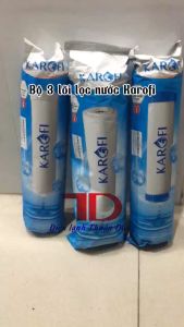 Bộ 3 lõi lọc nước dành cho tất cả các máy lọc nước Ro Kangaroo Karofi Unilife Aqua... - Điện Lạnh Thuận Dung