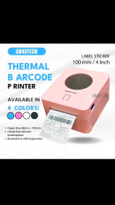 SMARTCOM Printer Thermal Barcode Label Resi 4 Inch Barcode Printer Bluetooth Thermal 100mm SM9250