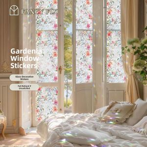 fancy fix | Lace Glass Decorative Film Retro Style Privacy Protection