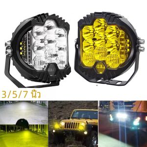 ไฟ LED สำหรับขับรถออฟโร้ดไฟตัดหมอกไฟสปอตไลท์สำหรับรถจี๊ปรถบรรทุก4x4 SUV เรือทางวิบาก Barra 12V 24V
