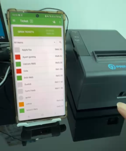 9printer-58C Thermal Receipt Printer 58mm With Autocut USB+Bluetooth POS Printer Kitchen Printer Cashier Printer