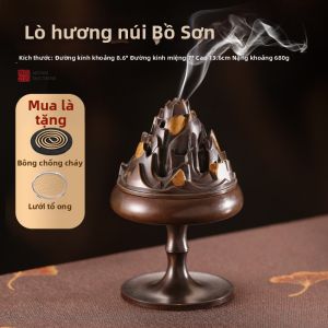 FUSHENGTANG | Bát Đốt Hương Phong Cách Cổ Điển Bằng Đồng Thật