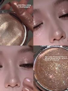 Karakashow Highlighter Potatoes Mud Highlighter Single Color Transparent Sparkling Highlighter Natural 3D Highlighter Beauty Tools