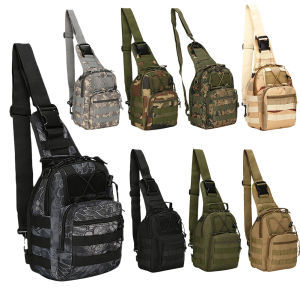 Túi Đeo Ngực Oxford 600D Túi Đeo Hông EDC Molle Túi Đeo Chéo Đi Bộ Đường Dài Ngoài Trời Nhỏ