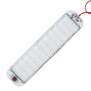 Đèn Nội Thất Ô Tô 72LED 12-80V Đèn Trần Cố Định Cho Thuyền Cắm Trại Xe Kéo Du Thuyền Xe Tải Xe Van Xe Buýt Nhỏ - Đèn LED Chống Nước