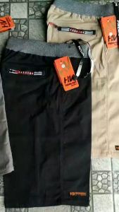Celana Pendek Pria Polos Rip Resleting Belakang Bahan Adem Nyaman Size 27-44 JU0138