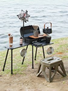 ISE MOUNT | Adjustable Portable Aluminum Folding Table