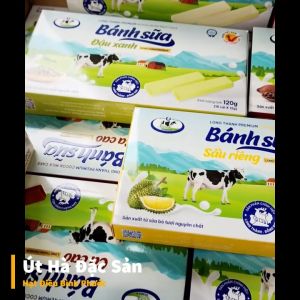 Bánh Sữa Long Thành Premium Hộp 120gr Vị Sữa Nguyên Chất Thơm Ngon Hấp Dẫn - Út Hà Đặc Sản