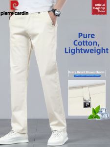Pierre Cardin | Breathable Thin Cotton Trousers Straight