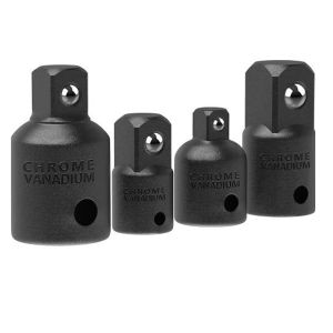 4pcs Impact Socket Adapter 1/4" 3/8" 1/2" Impact Driver Conversions Conversion Socket Reducer Locking Socket Adapter Set