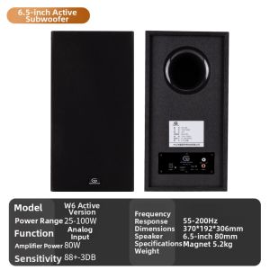 Active 10 Inch Subwoofer Cannon for Home Cinema Computer TV Wood Box Speaker High Fidelity Audio Equipment from Guangdong China