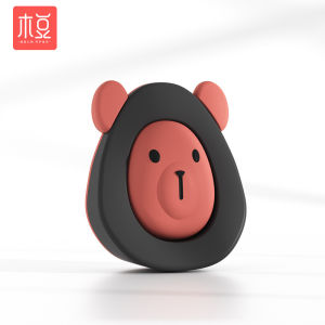 Thickened Silicone Bear Color Contrast Door Stop Child Safety Protection Anti-pinch Door Stop Cartoon Shaped Door Card