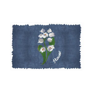 BEIAISI | Blue PVC Leather Indoor Door Mat