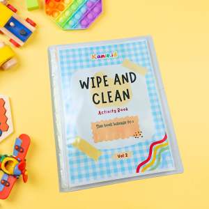 Activity Book - Wipe & Clean Vol 02 - Worksheet Edukasi Aktivitas Anak