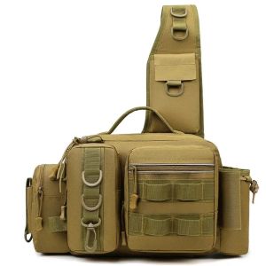 6-in-1 Upgraded Fishing Backpack Waterproof Durable Holds Rods Tackle Multi-Pocket Lightweigh Men Fishing Shouder Bag