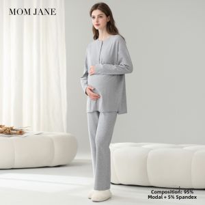 Mom Jane | Summer Lightweight Nursing Sleep Set