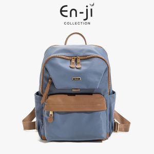 Tas Ransel ENJI Waterproof C18 Warna Pastelblue dan Hitam