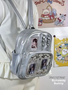 Kawaii Anime Peripheral Large Capacity Transparent Backpack