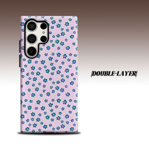 Terra Swirl Bloom For Samsung Galaxy S26 S25 S24 A56 A36 Dual Layer Luxury Fashion Full Lens Protective Case