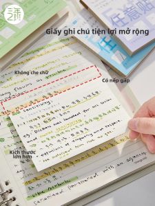 SANNIANERBAN | Exam Prep Adhesive Transparent Sticky Notes for Writing and Correction