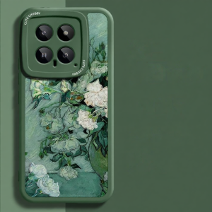 Leather Silicone Phone Case Shockproof Full Protection