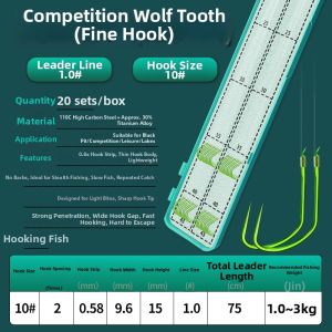 LAODAO | Tangle-Free Competitive Fishing Hooks Set
