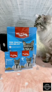 MR.VET (1kg ฟรี 50g) อาหารแมว Holistic ระดับโปรตีน 30% โซเดียมน้อย สำหรับทุกวัย บำรุงขนและผิวหนัง
