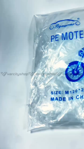 Cover Motor Plastik Transparan Bahan Plastik Tebal Motorcycle Selimut Plastik Motor
