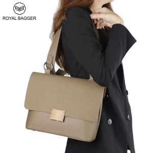 Royal Bagger Fashion Shoulder Bags for Women Genuine Leather Crossbody Bag Large Capacity Handbag 3083