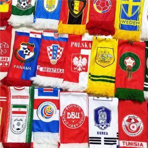 ผ้าพันคอเชียร์ฟุตบอลที่ระลึกถูกต้องสำหรับแฟนๆ เลสเตอร์ซิตี้ เอฟเวอร์ตัน เชลซี สิงห์บลู เรือใบสีฟ้า วัสดุผ้าฝ้าย