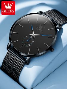 OLEVS | Slim Simple Student Quartz Watch Water-Resistant Mesh Band
