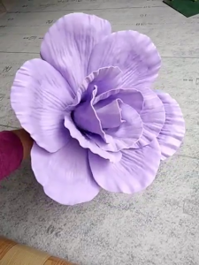 dohobby Silk PE Foam Rose 30cm Artificial Flowers Simulation Rose Flowers Peony Rose Branch Wedding Backdrop