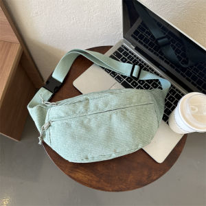 Japanese Style All-Matching Crossbody Womens Casual Shoulder Bag Minimalist Ins Korean Style Lazy Style Chic Preppy Style Waist Bag Chest Bag