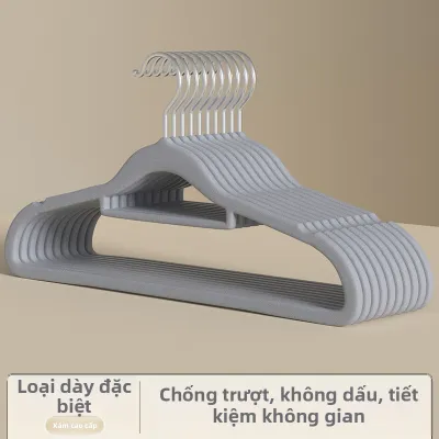 BAIFULING | Giá Treo Quần Áo Nhựa Phủ Vải Velvet Chống Trượt