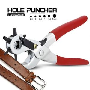 Multifunction Heavy Duty Hole Puncher Watchband Belt Punch Pliers Leather Belt Hole Eyelet Puncher Watchband Strap Hand Tools