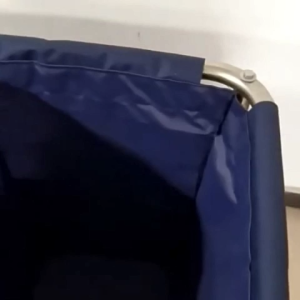 Laundry Trolley Housekeeping Trolley Conical Cleaning Cart Stainless Steel Large Capacity Hotel Thick Laundry Trolley