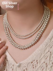 WU YUE JEWELRY | 999 Pure Silver Exquisite Luxury Necklace for Women