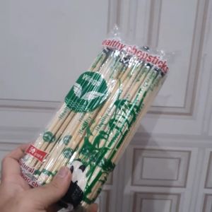Sumpit isi 50 pasang / Sumpit Bambu anti patah / Sumpit bambu anti jamur / Sumpit Bambu HIGIENIS isi 50 pasang WINGS KUAT/ BERSIH / ANTI JAMUR / IMPORT / KUALITAS PREMIUM