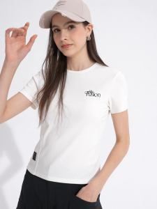 FILA FUSION  WORKWEAR METRO PORTAL Women Short Sleeve T-shirt (White)