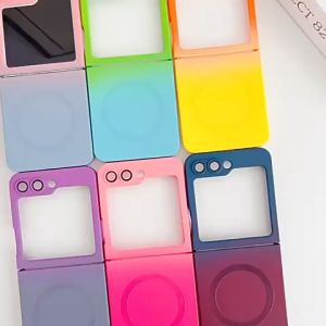 Case magnetic warna samsung z flip 3 4 5 6 7 soft case magsafe mewah keren terbaru