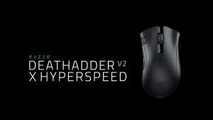 Razer DeathAdder V2 X HyperSpeed Ultra-Fast Hyper Speed Wireless Ergonomic Gaming Mouse (RZ01-04130100-R3A1)