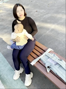 เป้อุ้มเด็ก น้ําหนักเบาและง่ายต่อการเดินทางเป้อุ้มเด็กด้านหน้าและด้านหลังเป้อุ้มเด็กทารกแรกเกิดที่สะดวกสบายระบายอากาศได้