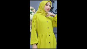 Dress Crinkle Pakaian Wanita / Gamis Dewasa Premium / Polos Simple Nyaman Airflow