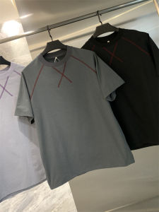 Comfortable Casual round Neck Short Sleeve T-Shirt for Men Skin-friendly Summer Fashion Design Loose Fit Youth Regular Length