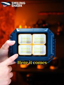 Smiling Shark YJD293 LED Flashlight 5Mode Super Bright Spot Light Type-c Rechargeable Camping Light White Yellow Red Blue Light Work Light Waterproof Outdoor Lighting