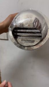 Nắp che mưa louver Inox 201 dùng ngoài trời ( có lưới chắn côn trùng) - KE