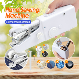 [✅SG Ready Stock] Needlework Cordless Clothes Sewing Machines Portable Household Hand Quick Stitch Bntech Needlework