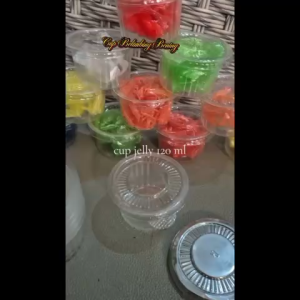( 1 PACK 50 PCS ) CUP ICE CONE MEREK BINTANG PENDEK BLIMBING BENING 120 ML ULIR WARNA